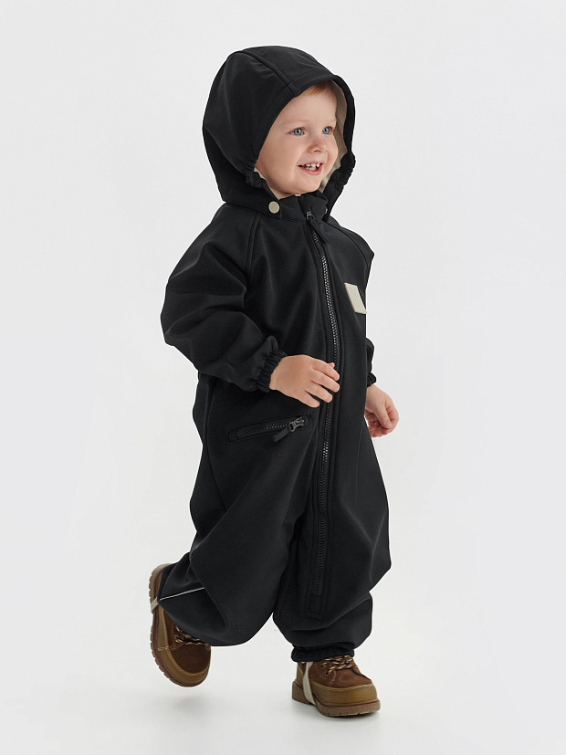 Комбинезон Leokid Softshell Black Coal